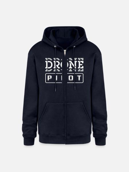 Drone Pilot Drones Uav - Champion Unisex Full Zip Hoodie - navy