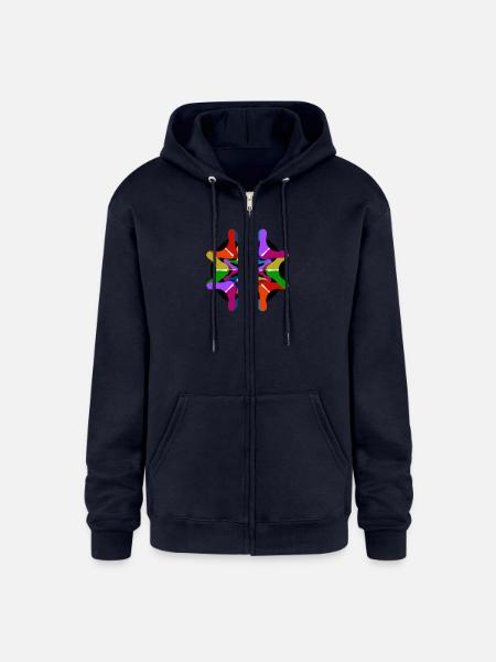NGO - Champion Unisex Full Zip Hoodie - navy
