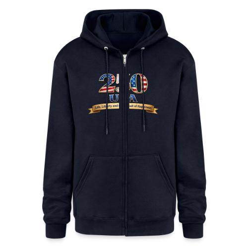 250 USA Liberty Banner - Champion Unisex Full Zip Hoodie