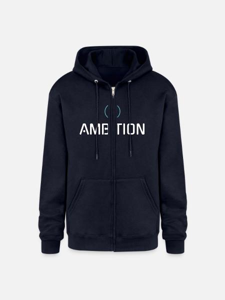 Ambition Circle - Champion Unisex Full Zip Hoodie - navy