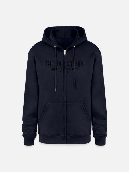 The Jockey Bar Amsterdam - Champion Unisex Full Zip Hoodie - navy