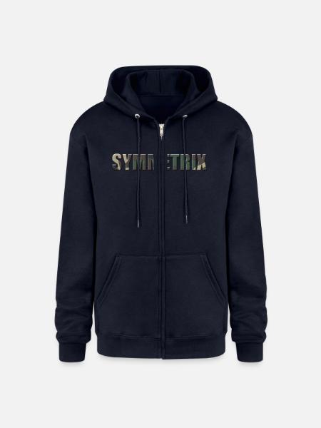 Symmetrixs camo - Champion Unisex Full Zip Hoodie - navy