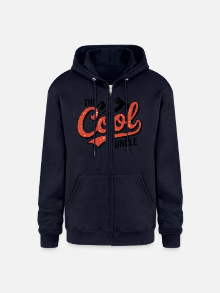 The cool uncle - Champion Unisex Full Zip Hoodie - navy