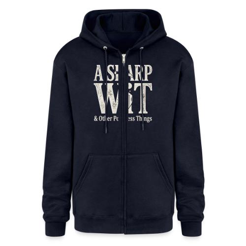 A Sharp Wit & Other Pointless Things - Knife Pun - Champion Unisex Full Zip Hoodie