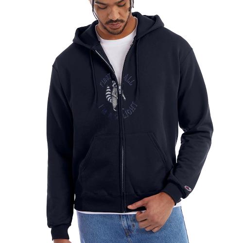 Funny Raccoon Tee – First Of All I'm A Delight - Champion Unisex Full Zip Hoodie