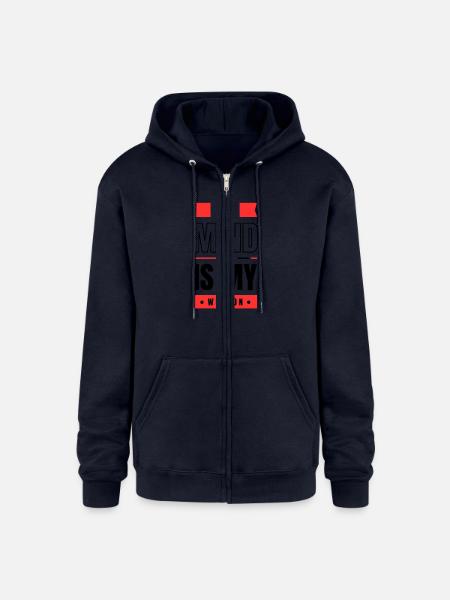 Mind Weapon - Champion Unisex Full Zip Hoodie - navy
