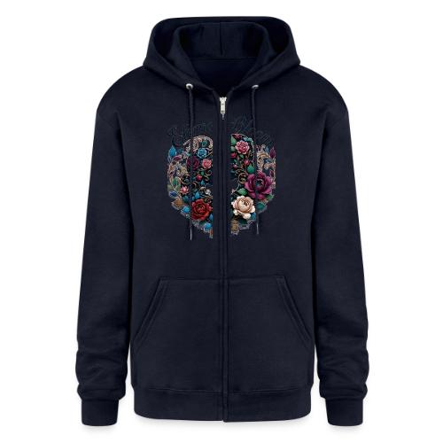 Eternal Bloom Embrace T-Shirt - Champion Unisex Full Zip Hoodie