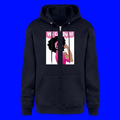 We can do it breast cancer awareness - Champion Unisex Full Zip Hoodie