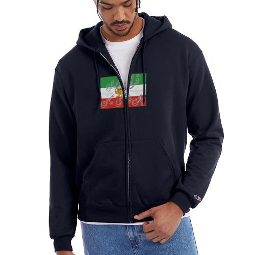 Farzand Iran Jaan Fadaye Mihan - Champion Unisex Full Zip Hoodie