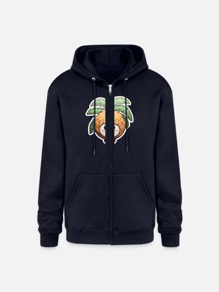 Coconut kawaii - Champion Unisex Full Zip Hoodie - navy