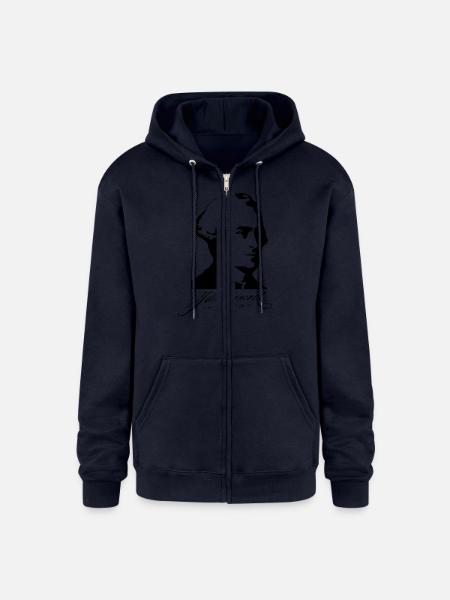 John Hancock - Champion Unisex Full Zip Hoodie - navy