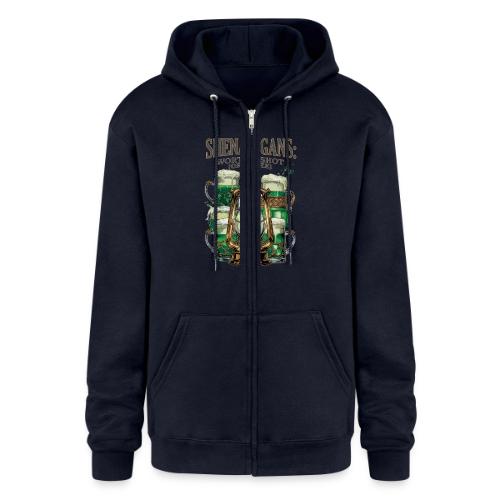 Worth a Shot Lantern Toast Graphic Tee - Champion Unisex Full Zip Hoodie