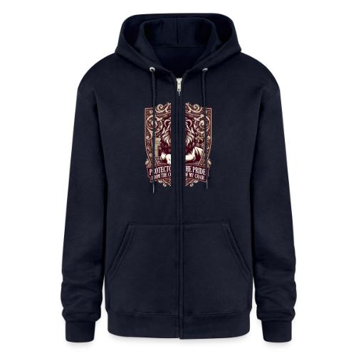 Protector of the Pride T Shirt, Sarcastic Dad Gif - Champion Unisex Full Zip Hoodie