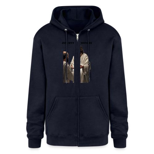 Doubting Thomas Resurrection T Shirt, Gift - Champion Unisex Full Zip Hoodie