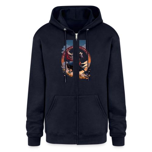 Year of the Horse Dawn T Shirt,Lunar New Year Gift - Champion Unisex Full Zip Hoodie