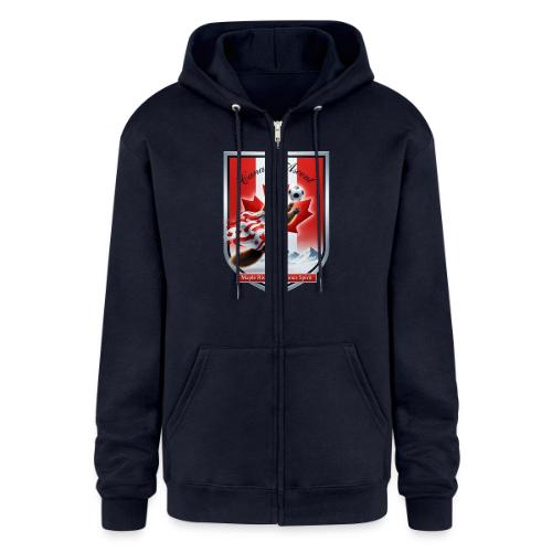 Canada Beaver Ascent T-Shirt, Canadian Pride Gift - Champion Unisex Full Zip Hoodie
