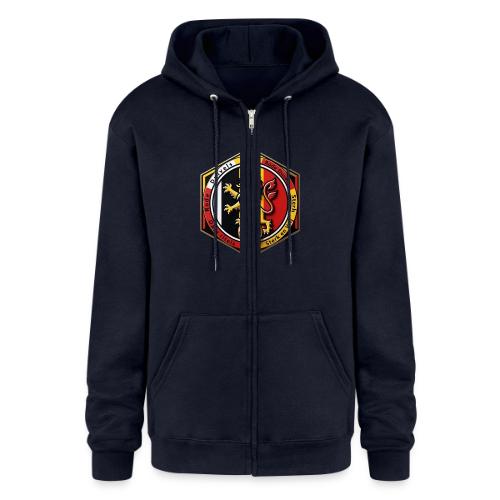 Belgium Lion Valor T-Shirt, Belgian Pride Gift - Champion Unisex Full Zip Hoodie