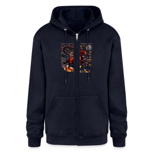 Year of the Horse Victory T Shirt, Lunar New Year - Champion Unisex Full Zip Hoodie