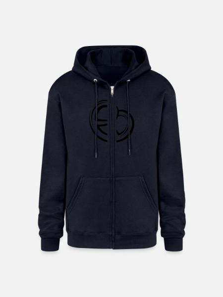 pretzel - Champion Unisex Full Zip Hoodie - navy
