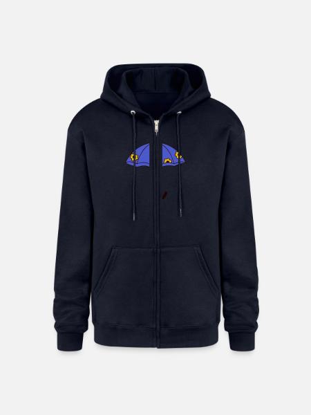 umbrella - Champion Unisex Full Zip Hoodie - navy