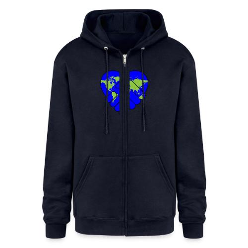 World United in Love - Champion Unisex Full Zip Hoodie