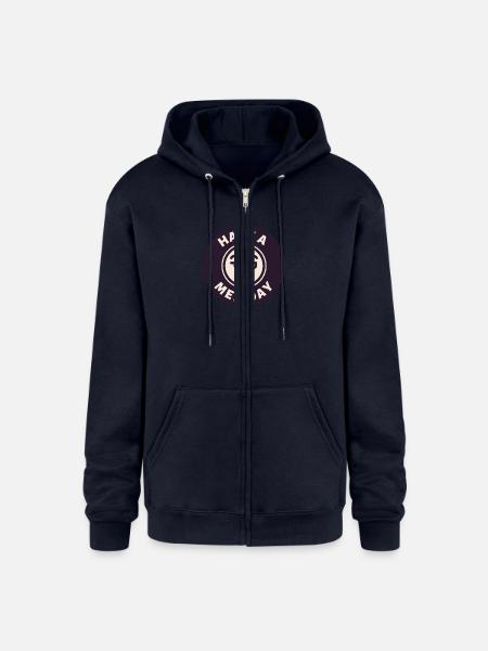 Have a Meh Day - Champion Unisex Full Zip Hoodie - navy
