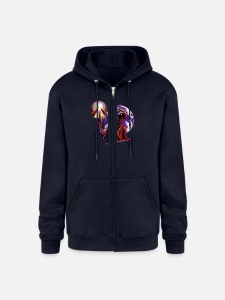 IlluminET48 - Champion Unisex Full Zip Hoodie - navy
