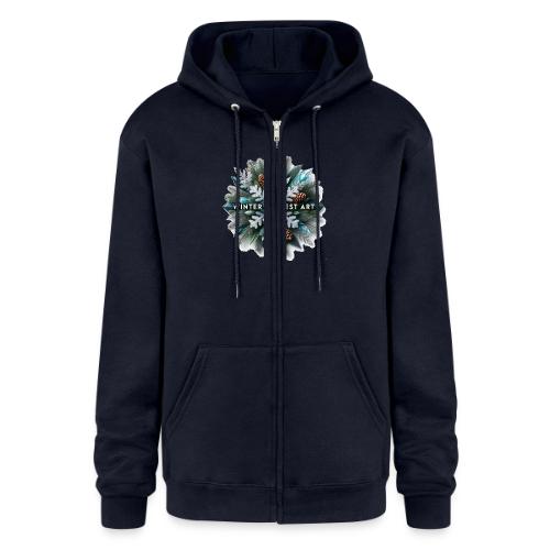 Intricate Frozen Evergreen T-Shirt - Champion Unisex Full Zip Hoodie