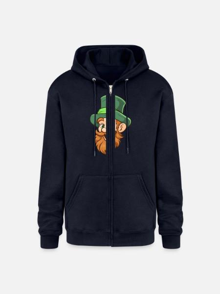 Saint Patrick - Champion Unisex Full Zip Hoodie - navy