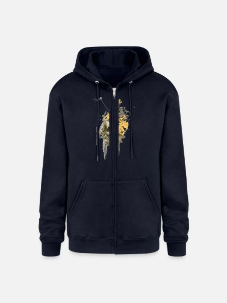 The Guardian - Champion Unisex Full Zip Hoodie - navy