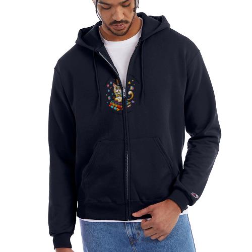 Professor Cat - Champion Unisex Full Zip Hoodie