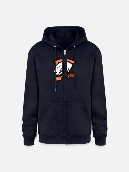 Virtus Pro Logo - Champion Unisex Full Zip Hoodie - navy