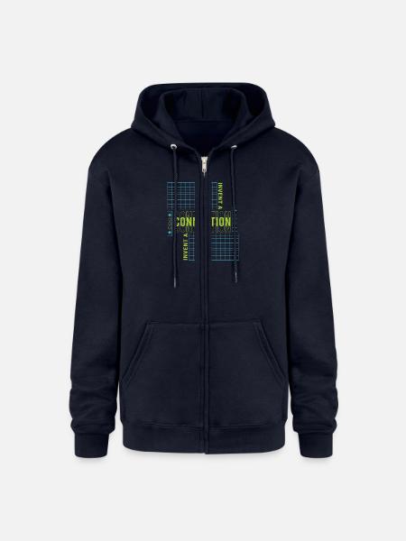 Connection - Champion Unisex Full Zip Hoodie - navy