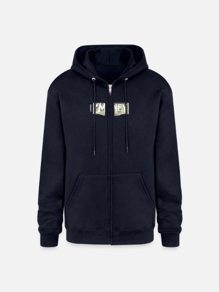 T-shirt money - Champion Unisex Full Zip Hoodie - navy