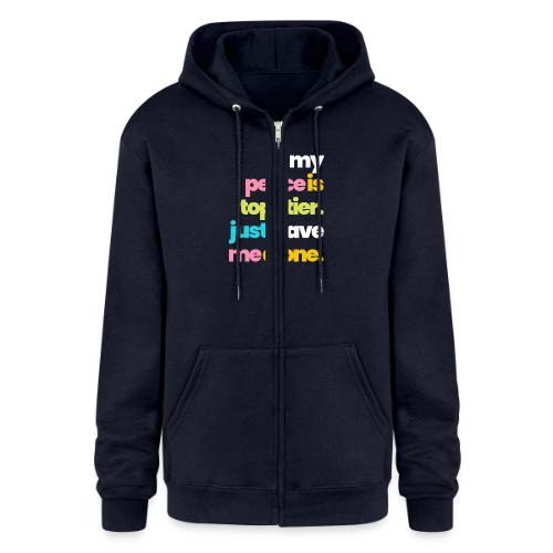 MY PEACE IS TOP TIER - Champion Unisex Full Zip Hoodie