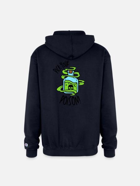 Pick Your Poison! - Champion Unisex Full Zip Hoodie - navy