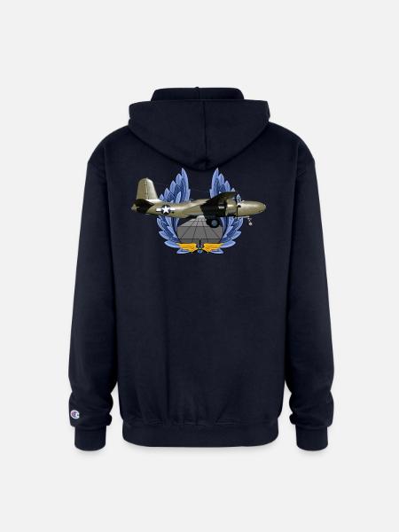 A-20 Havoc - Champion Unisex Full Zip Hoodie - navy