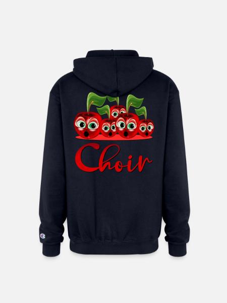 CHOIR SINGER - Champion Unisex Full Zip Hoodie - navy