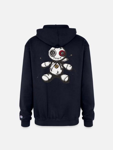 Voodoo doll - Champion Unisex Full Zip Hoodie - navy