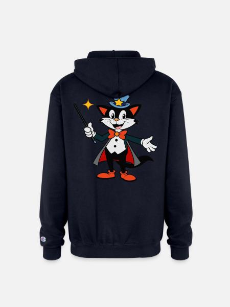 Magical Cat Maestro - Champion Unisex Full Zip Hoodie - navy