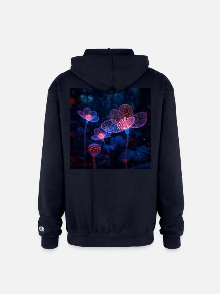 Lumen Lense - Champion Unisex Full Zip Hoodie - navy