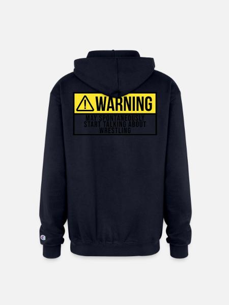 Wrestling Wrestling - Champion Unisex Full Zip Hoodie - navy