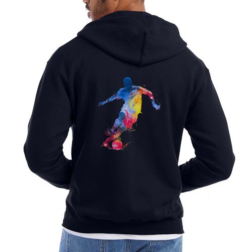 Soccer: Splash Kick - Champion Unisex Full Zip Hoodie
