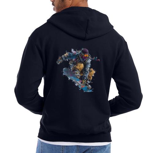 Snowboarding: Splash of Speed - Champion Unisex Full Zip Hoodie