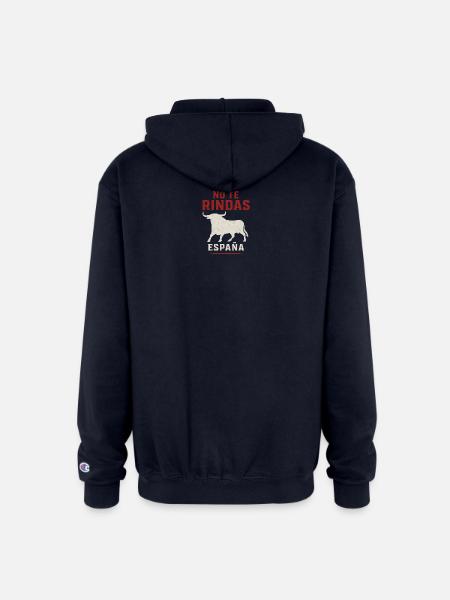 No Te Rindas Espana Bull - Champion Unisex Full Zip Hoodie - navy