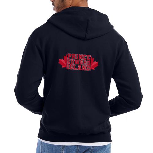 Prince Edward Island with maple leaf - Champion Unisex Full Zip Hoodie