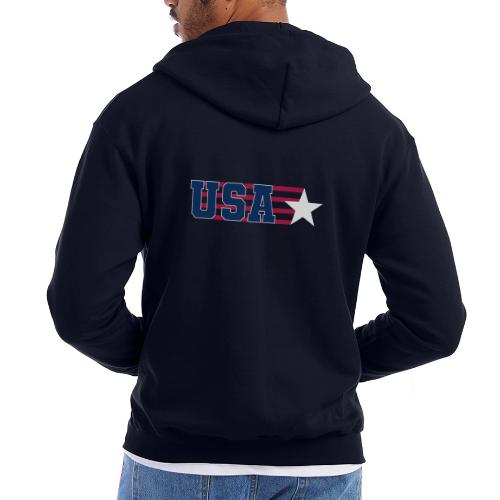 Star Stripe USA - Champion Unisex Full Zip Hoodie
