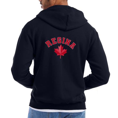 Regina with maple leaf - Champion Unisex Full Zip Hoodie