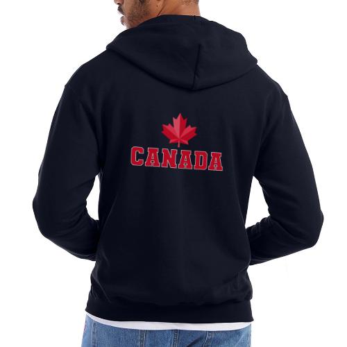 Canada with a maple leaf - Champion Unisex Full Zip Hoodie