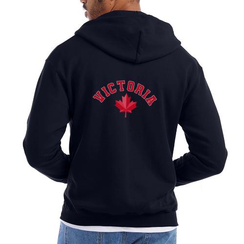 Victoria with maple leaf - Champion Unisex Full Zip Hoodie
